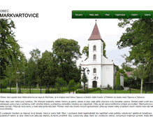 Tablet Screenshot of markvartovice.cz